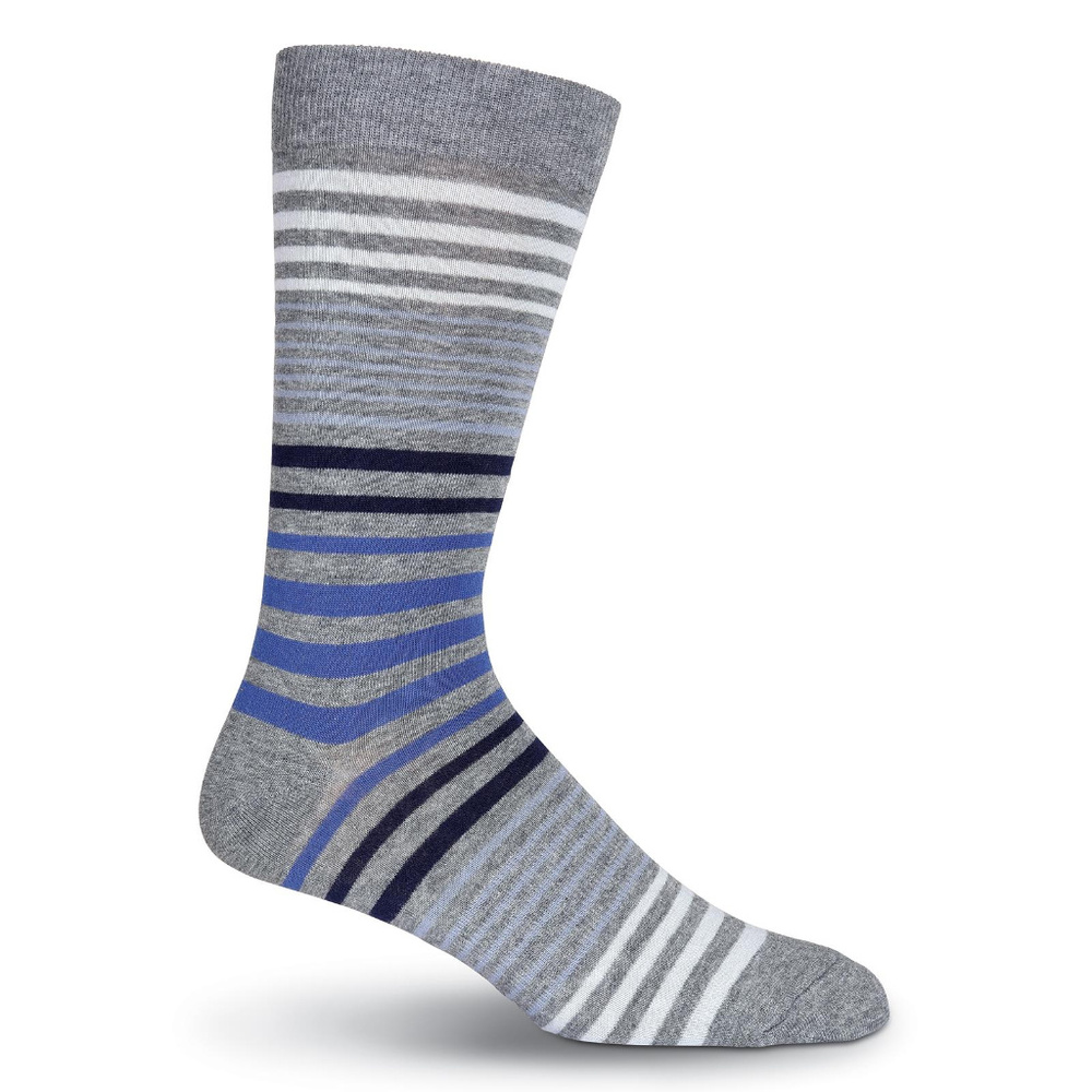Variegated Stripes Crew Socks